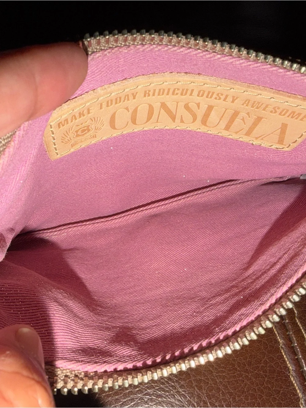 Consuela Sally Combi Tooled Leather Clutch - Picture 7 of 7